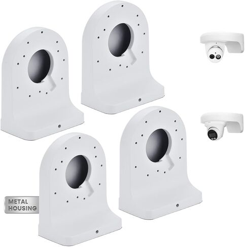 KU-PFB203W Aluminum Security Camera Wall Mount Bracket for Dah Dome | Durable Aluminum, Cable Management, Weather Resistant, Fits Dahua Dome, Easy Installation, Secure Mounting in Kuwait