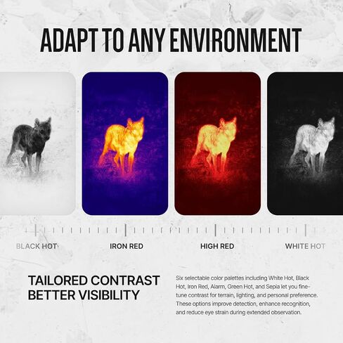 ATN BlazeTrek 6 625 Thermal Monocular, 640x512, 2-20x, Coyote & Hog Hunting | For Coyote & Hog Night Hunting, Wildlife & Camping | 640x512 Sensor, 18mK NETD, Video Recording, SharpIR AI in Saudi Arabia