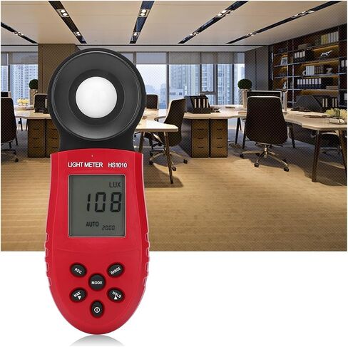 Light Meter, Handheld Digital Light Meter with Large Screen ABS Illuminometer for Home and Office in Saudi Arabia