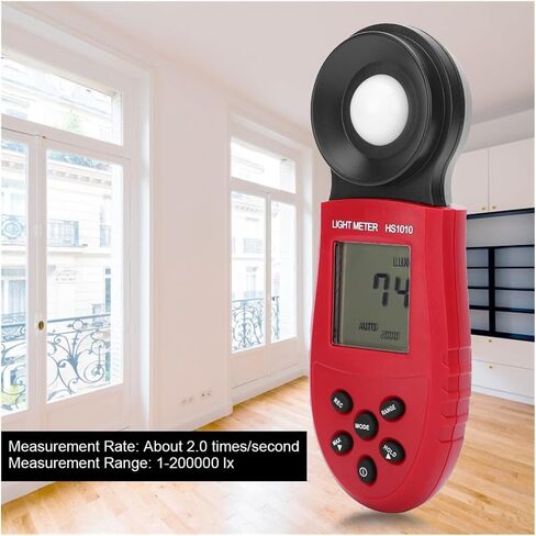 Light Meter, Handheld Digital Light Meter with Large Screen ABS Illuminometer for Home and Office in Saudi Arabia