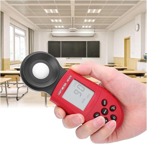 Light Meter, Handheld Digital Light Meter with Large Screen ABS Illuminometer for Home and Office in Saudi Arabia