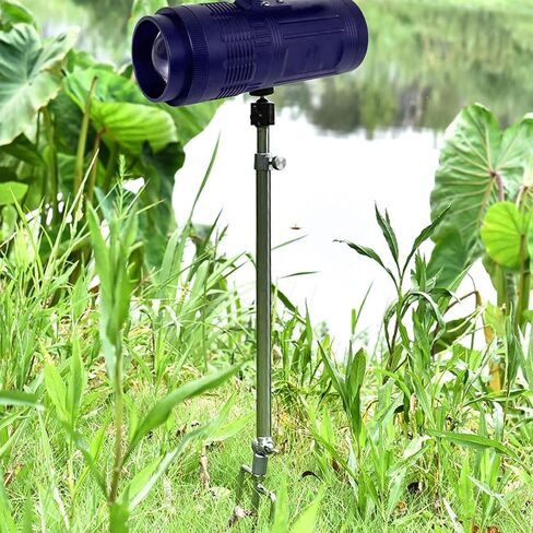 3 Pack Universal Ground Stake Mount - 360° Adjustable 1/4''-20 Thread, Foldable Stainless Steel Bracket for Outdoor Security Cameras, Solar Panels, Fishing Lights in Saudi Arabia