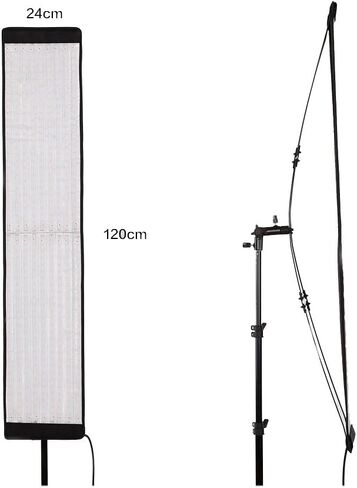 Falcon Eyes RX-29TDX Roll-Flex LED Bi-Color Dimmable 3000K-5600K Stuio Light with RC-5B 2.4G Wireless Remote Control (29TDX+Remote) in Saudi Arabia