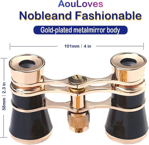 Opera Glasses Binoculars 3 X 25 Compact and Lightweight Optical BK7 Theater Glasses with Chain for Adults Kids Women in Concert Theater Opera in Saudi Arabia
