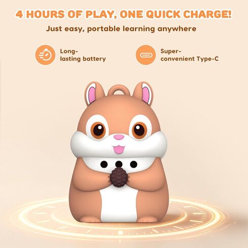 Phonics 55 Double-Sided Flash Cards with Squirrel Talking Pen Set, Over 800 Words Early Educational Learning Toys for Ages 2-6, Interactive Speech Book Card Game Gift, Homeschool Learning Supplies in Kuwait
