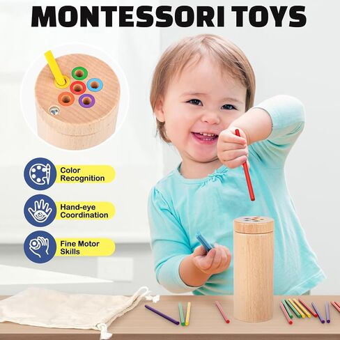 Vanplay Montessori Toddler Toys for 2 3 Year Old, Color Matching Toys for Toddlers 3, Fine Motor in Saudi Arabia