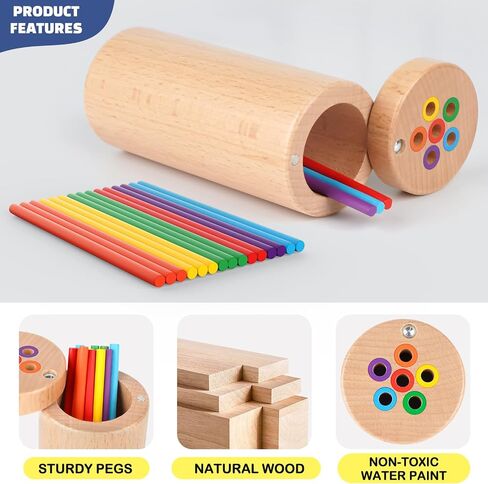 Vanplay Montessori Toddler Toys for 2 3 Year Old, Color Matching Toys for Toddlers 3, Fine Motor in Saudi Arabia