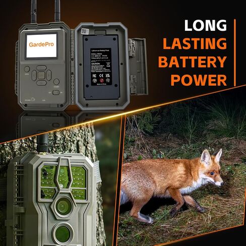 8000mAh Trail Camera Battery for GardePro & Meidase Wildlife Game Camera | For GardePro X66 Pro,X66 Pro Max,R3 Pro,E6 2.0 Pro,E8 2.0 Pro,Meidase P300 Pro,S965 Pro Wildlife Hunting Trail Camera Battery in Kuwait