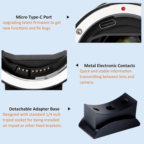 EF-L Auto-Focus Lens Adapter Compatible for Canon EF/EF-S Lens to L-Mount Camera Ieica sl/sl2/sl3/tl/cl, Iumix s1/s5/s9, Sigma bf/fp l in Saudi Arabia