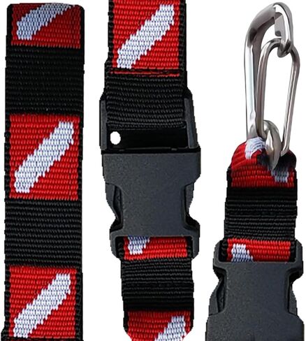 Scubas Lanyard Clip Quickly Release AntiLost Strap Nylon Scubas Diving Lanyard Strap for Underwater Diving Cameras Camera AntiLost in Saudi Arabia