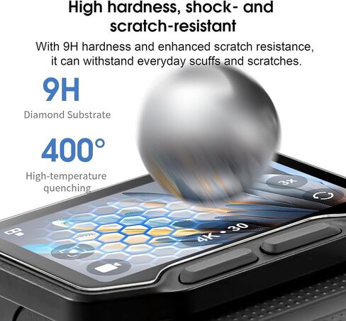 2 Pack Screen Protector for Insta 360 Luna Ultra Accessories, HD Lens Protector Tempered Glass 9H Hardness Oleophobic Coating LCD Display Film for Insta360 Luna Ultra Volg Camera, Scratch Resistant in Kuwait