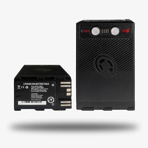 Core SWX NANO-C98MX 98Wh BPA Battery | 14.8V Lithium-Ion Pack with PD Pro USB-C PD (45W), P-Tap Output, M-Snap Magnetic Charging, LED Gauge | Powers BPA Compatible Camcorders in Kuwait