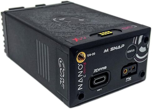 Core SWX NANO-C98MX 98Wh BPA Battery | 14.8V Lithium-Ion Pack with PD Pro USB-C PD (45W), P-Tap Output, M-Snap Magnetic Charging, LED Gauge | Powers BPA Compatible Camcorders in Kuwait