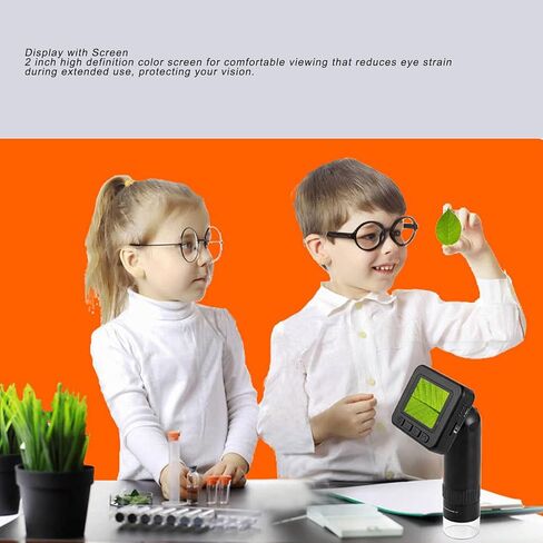 1080P Portable Digital Microscopic Camera with HD Screen, Portable Magnifier for Students and Repair in Saudi Arabia