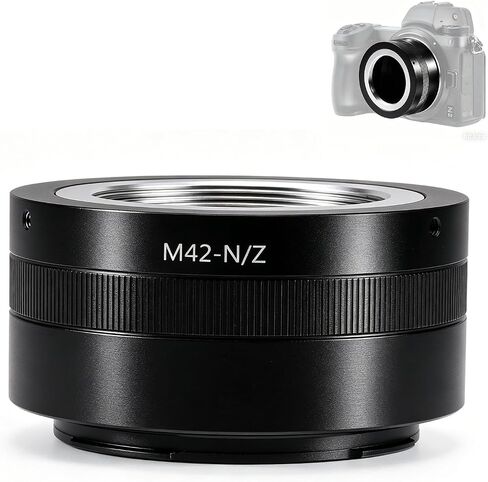 M42-N/Z Adapter Ring,M42 42mm Screw Mount Lens to Z Mount Camera Body for Nikon Z8 Zf Zfc Z5 Z6 Z7 Z6II Z7II Z9 Z50 Z30 in Kuwait