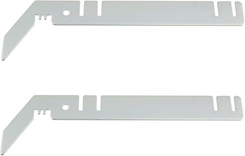 2 Pcs Double Crossbar Hangers for Pipe and Drape, 10.7 Inch Crossbar Valance Hangers for Wedding Party Backdrop in Saudi Arabia