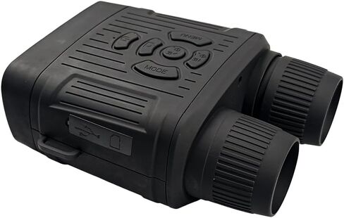 2.7K Night Vision Goggles, 36MP Digital Night Vision Binoculars with 10X Digital Zoom, 850nm IR Illuminator, 3" TFT Screen, Rechargeable Night Vision Scope Supports 128GB Card in Saudi Arabia