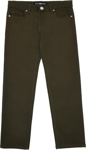X RAY Jeans Little Kids Stretchy Pants, Flexible Colored Denim Jeans, Casual Pants with Elastic Waistband for Boys in Saudi Arabia