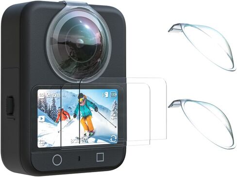 Screen Protector Transparent Lens Protectors Shockproof Protective Cover for DJI OSMO 360,HD 9H Anti-Scratch Protective Film in Kuwait