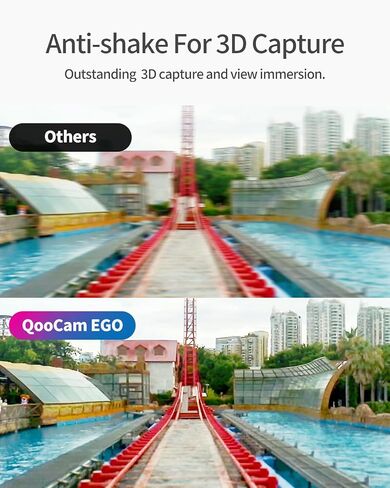 KanDao QooCam EGO - Viewer-Integrated 3D VR Camera, Charging Kit Black in Saudi Arabia