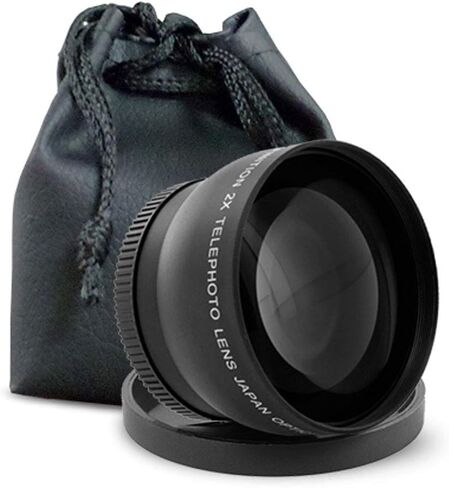 Teds Electronics 49mm 2X Telephoto Lens Attachment for 52mm Threads in Saudi Arabia