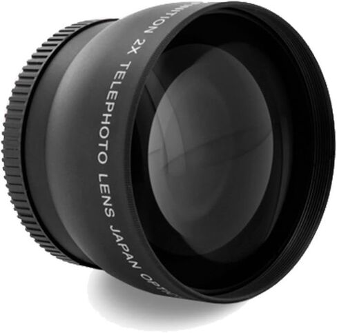 Teds Electronics 49mm 2X Telephoto Lens Attachment for 52mm Threads in Saudi Arabia