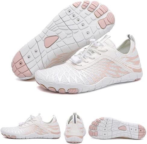 Barefoot Shoes for Women & Men, Wide Toe Box Zero Drop Minimalist Shoes with Quick-Dry Drainage, Flexible Non-Slip Rubber Sole for Walking, Hiking, Gym, Trail Running & Water Activities in Saudi Arabia