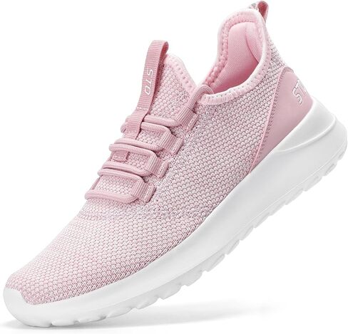 STQ Walking Shoes Women Slip on Sneakers Tennis Cushion for Running | Breathable, Athletic, Comfortable, Lightweight, Supportive, Ideal for Gym, Workout Cross, Training, Indoor, Outdoor, Sport in Kuwait