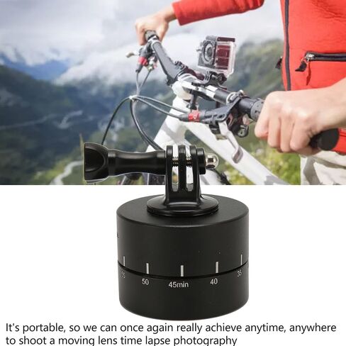 360 Degree Rotating Camera Time Stabilizer, Durable Metal Base for Sports Cameras, SLR Cameras in Saudi Arabia