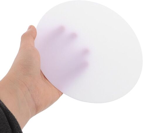 LED Ceiling Light Diffuser Sheet Lamp Shade Accessory Acrylic 5pcs round Anti-glare Softening and Secure Smooth Edges White for Homes and Offices in Saudi Arabia