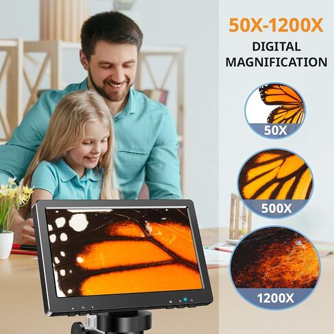 USB Microscope, Digital Microscope 1200X Soldering Microscope Repair Magnifier Compatible in Saudi Arabia