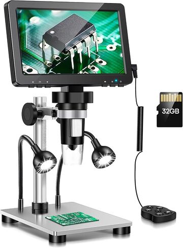 USB Microscope, Digital Microscope 1200X Soldering Microscope Repair Magnifier Compatible in Saudi Arabia