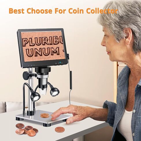 USB Microscope, Digital Microscope 1200X Soldering Microscope Repair Magnifier Compatible in Saudi Arabia