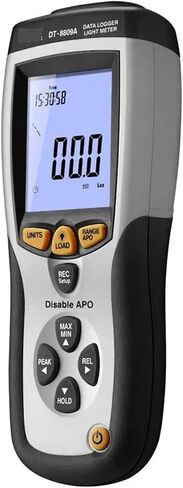 Light Meter, Professional Digital Light Meter 400,000 Lux High Precision LCD Brightness Tester in Saudi Arabia