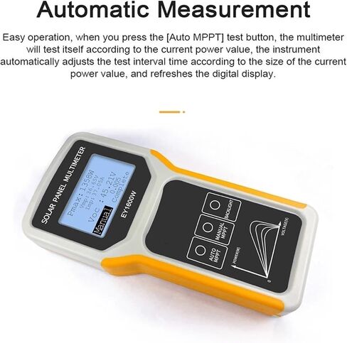 Light Meter, 1600W Solar Panel Multimeter for MPP Testing Voltage Current Power Measurement in Saudi Arabia