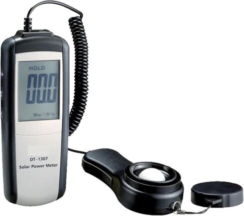 مقياس الضوء، DT-1307 مقياس الإشعاع الشمسي الرقمي مع قياس الأشعة فوق البنفسجية، نطاق 2000 واط/م² in Kuwait