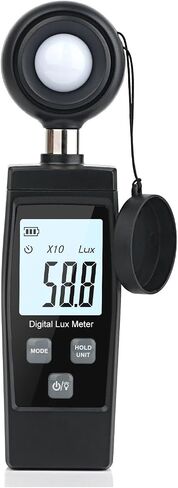 Light Meter, 200000 LUX Digital Light Illuminometer Photometer Lumen Tester Luminance Meter in Saudi Arabia
