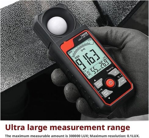 Light Meter, Illumination Meter TA631B Light Meter Lumen Tester Brightness Photometer Illumination Meter Light Photometer in Saudi Arabia