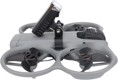 Top Mount Extension Bracket with Night Flight Light Compatible with DJI Avata 360, Action Camera Mount Adapter Clip Holder & Spotlight Kit for DJI Avata 360 Drone Accessories in Kuwait