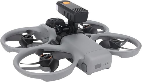 Top Mount Extension Bracket with Night Flight Light Compatible with DJI Avata 360, Action Camera Mount Adapter Clip Holder & Spotlight Kit for DJI Avata 360 Drone Accessories in Kuwait