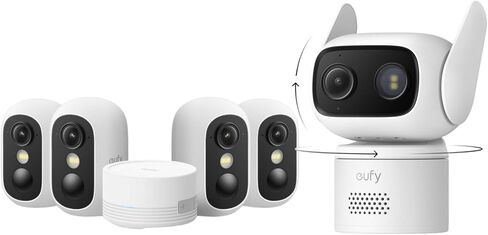 eufy Security eufyCam C35 4-Cam Kit & eufy Wired Cam C31 (Bundle) in Kuwait