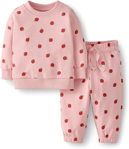 Hanna Andersson Baby Girls' French Terry Top & Pants Set (Infant/Toddler/Little Kid) in Saudi Arabia