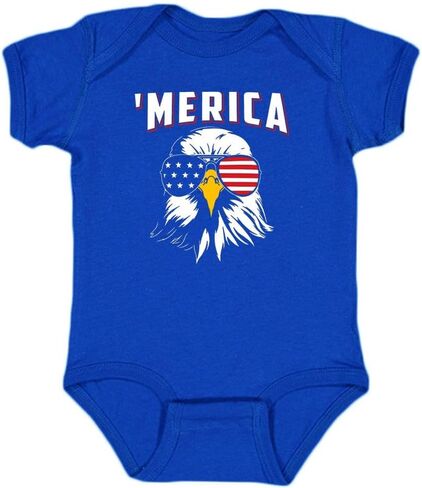 Cool Freedom Eagle USA Kid's Patriotic Bodysuit in Saudi Arabia