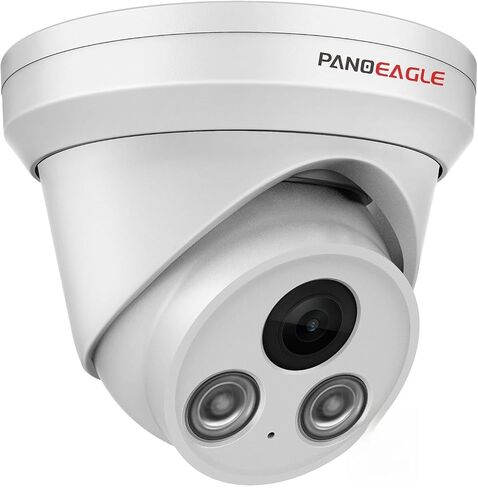 PANOEAGLE 5MP IP PoE Camera Outdoor, 5MP@30fps Security Turret IP Camera with Human/Vehicle Detection,Audio/Mic, 98ft IR Night Vision, 2.8mm Wide Angle Lens(105°), IP67,NDAA Complaint,PG2355I in Saudi Arabia