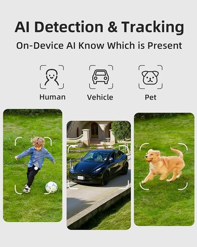 Noorio 3K Wired Outdoor Security Camera with 256GB Storage, 5GHz WiFi | Wired Camera With 5MP 3K, 24/7 Recording, Sound & Light Alerts, Auto Tracking, IP66 Waterproof, Color Night Vision in Saudi Arabia