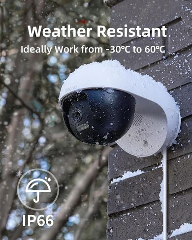 Noorio 3K Wired Outdoor Security Camera with 256GB Storage, 5GHz WiFi | Wired Camera With 5MP 3K, 24/7 Recording, Sound & Light Alerts, Auto Tracking, IP66 Waterproof, Color Night Vision in Saudi Arabia