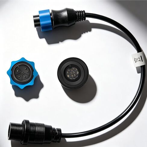 Replacement for Minn Kota 1852077 MKR-DSC-10 Dual Spectrum Chirp Adapter Cable, Compatible with Lowrance 7-Pin Transducer, HDS and Hook Series Fish Finders （Length: 13.7 in） in Saudi Arabia