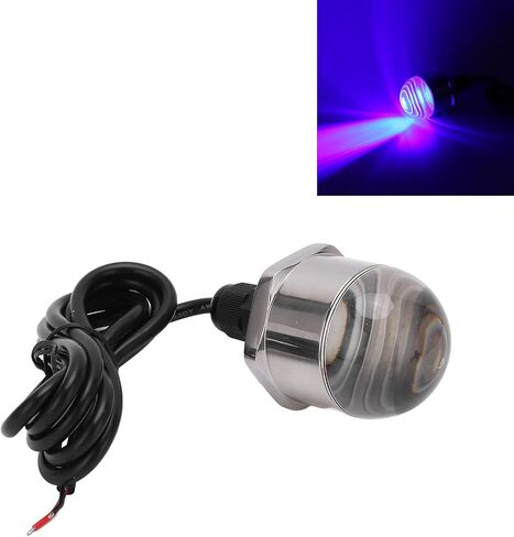 Yacht Underwater Light Safe Reliable LED Round Lamp for Yacht Boat Blue Light for Dusk Surfing 304 Stainless Steel in Kuwait