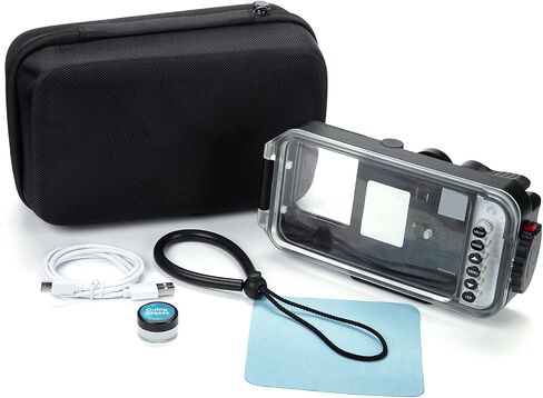 Cellphone Housing Diving with LED Fill Light and 800lm Brightness Suitable for Android and iOS Phones in Saudi Arabia