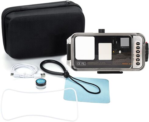 Cellphone Housing Diving with LED Fill Light and 800lm Brightness Suitable for Android and iOS Phones in Saudi Arabia